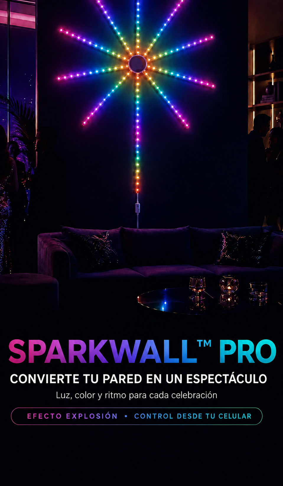 Cinta Rgb Led Fuegos Artificiales App