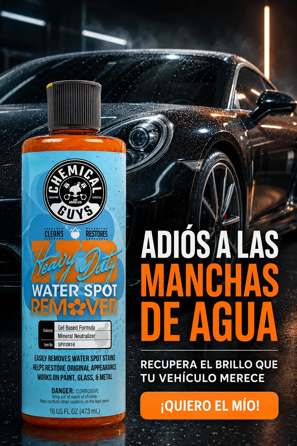 ELIIMINADOR DE MANCHAS DE AGUA