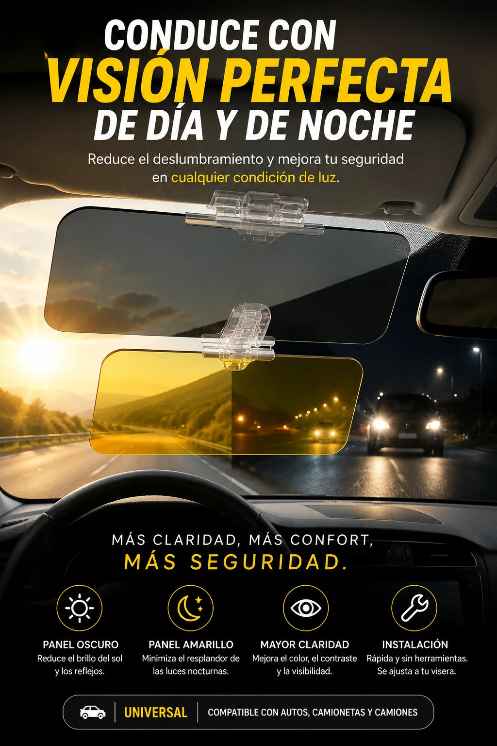 VISOR HD PARA CARRO