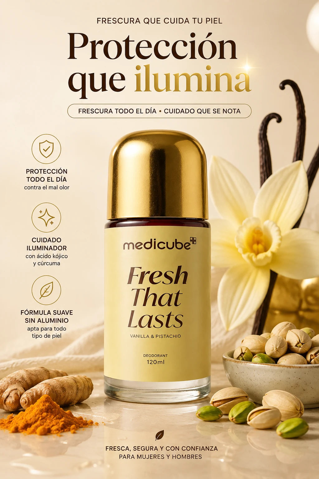 Medicube Desodorante Roll-on 120ml
