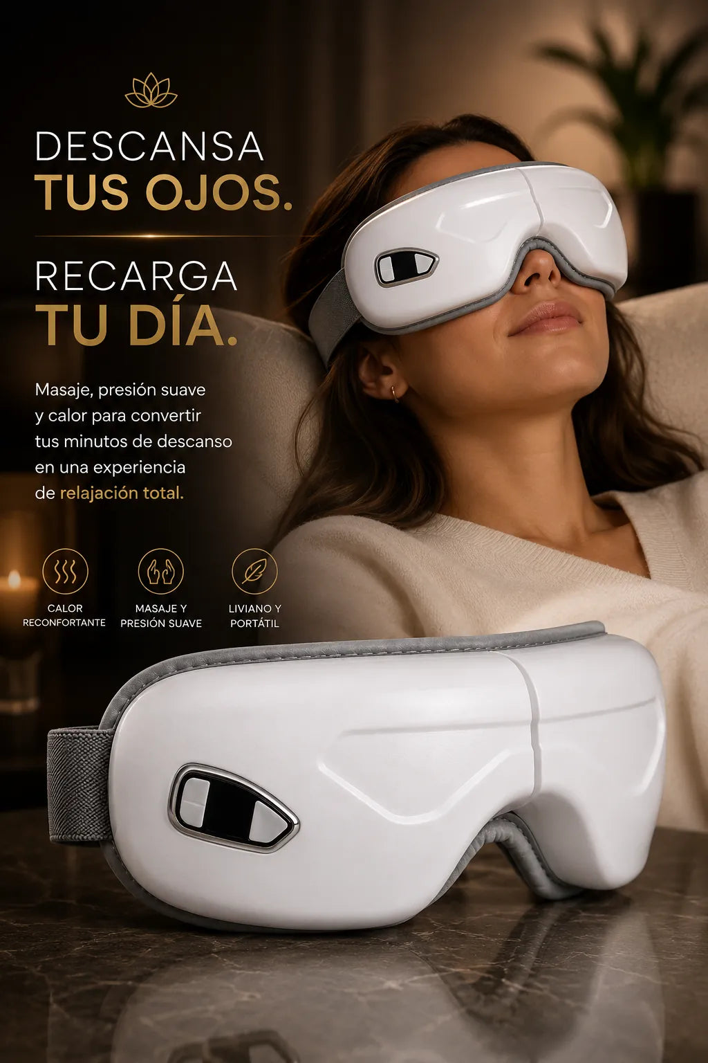 MASAJEADOR OCULAR INTELIGENTE 4D