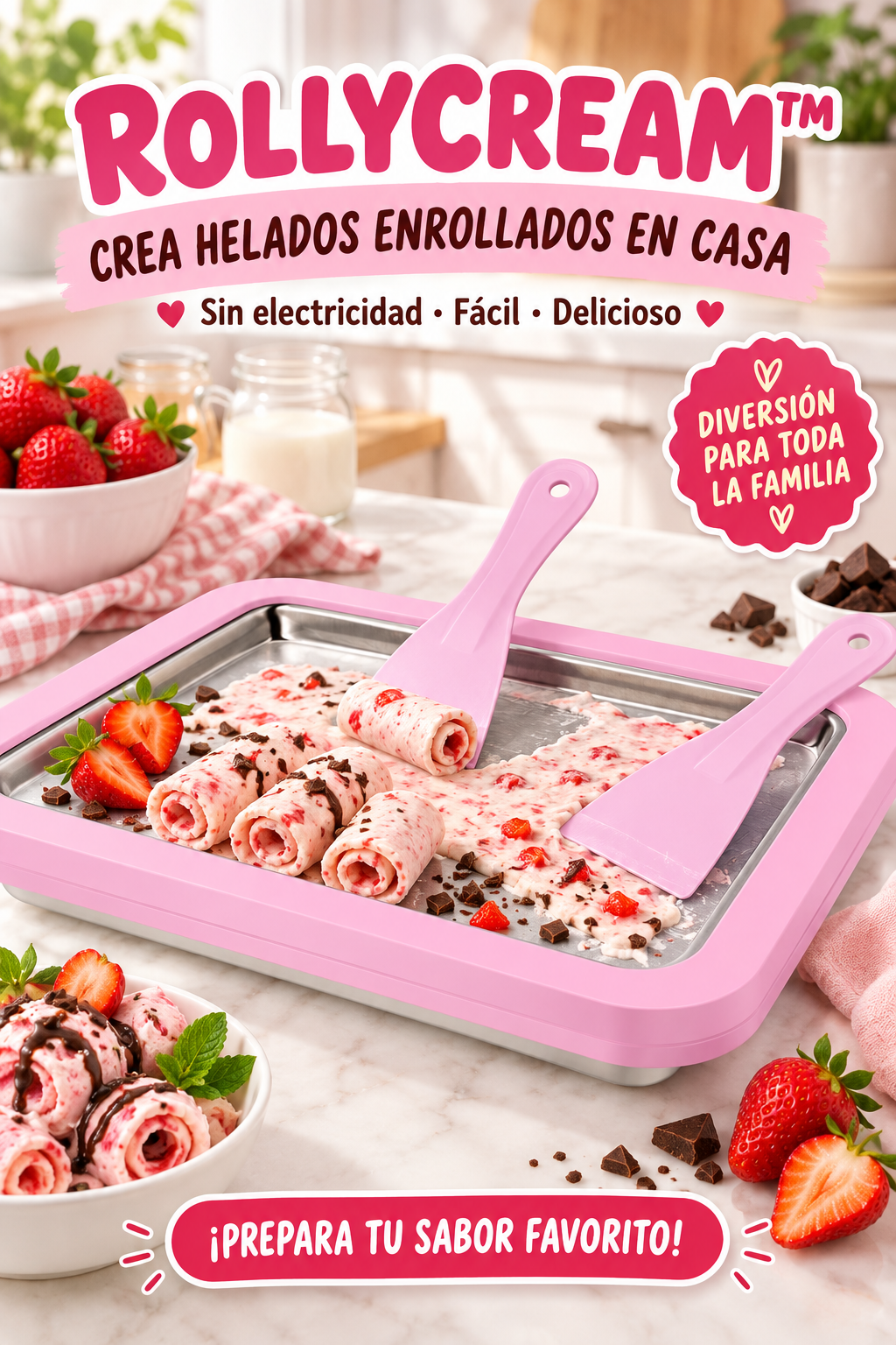 TABLA PARA HACER HELADOS HELADERA